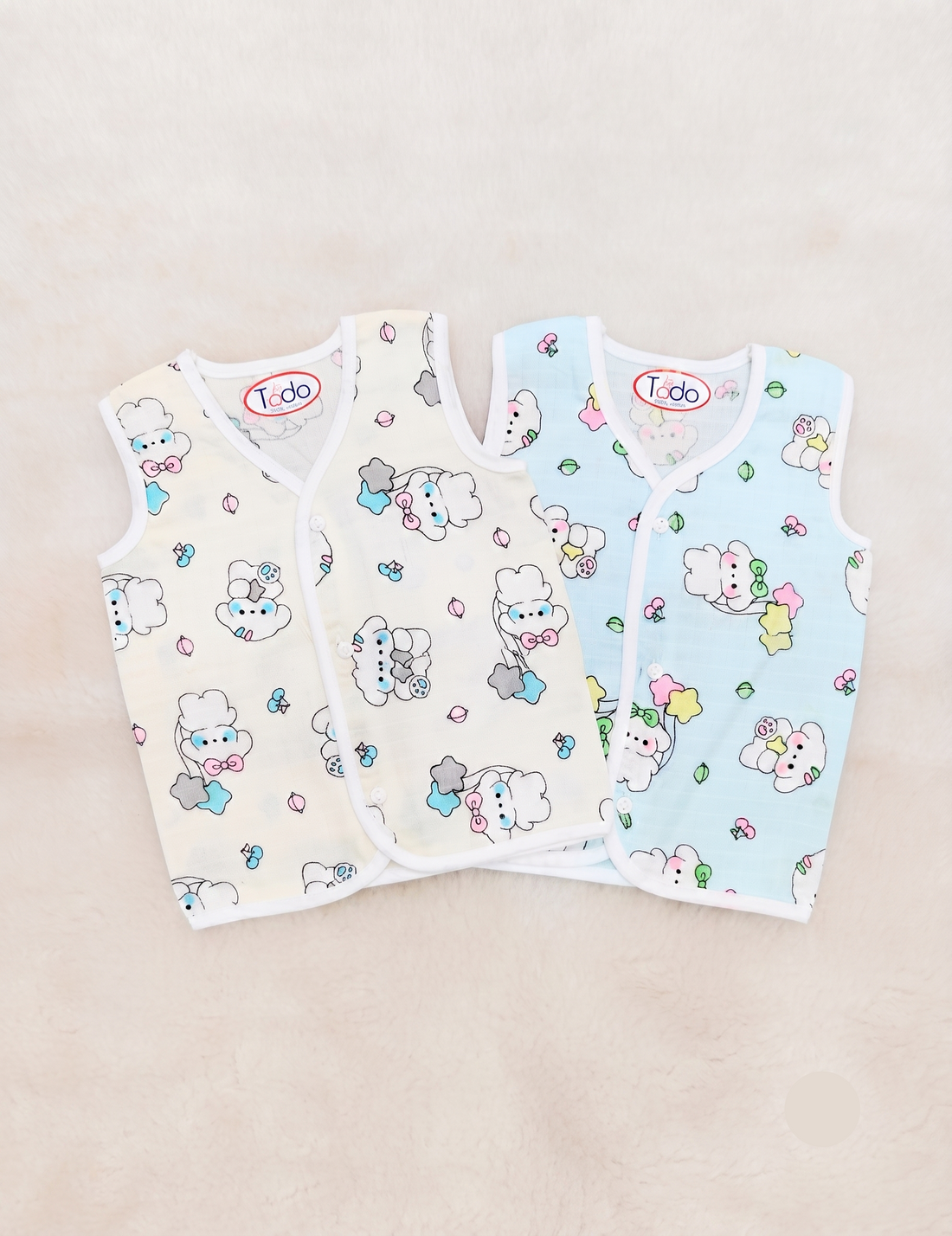 Baby Essentials Starter Kit - 8-Piece Newborn Clothing & Accessory Combo