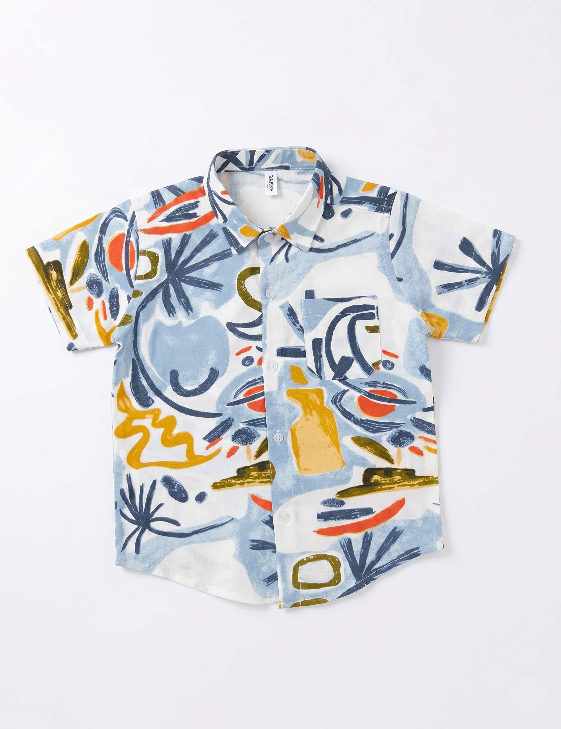 Boys Abstract Geometric Cotton Matching Set