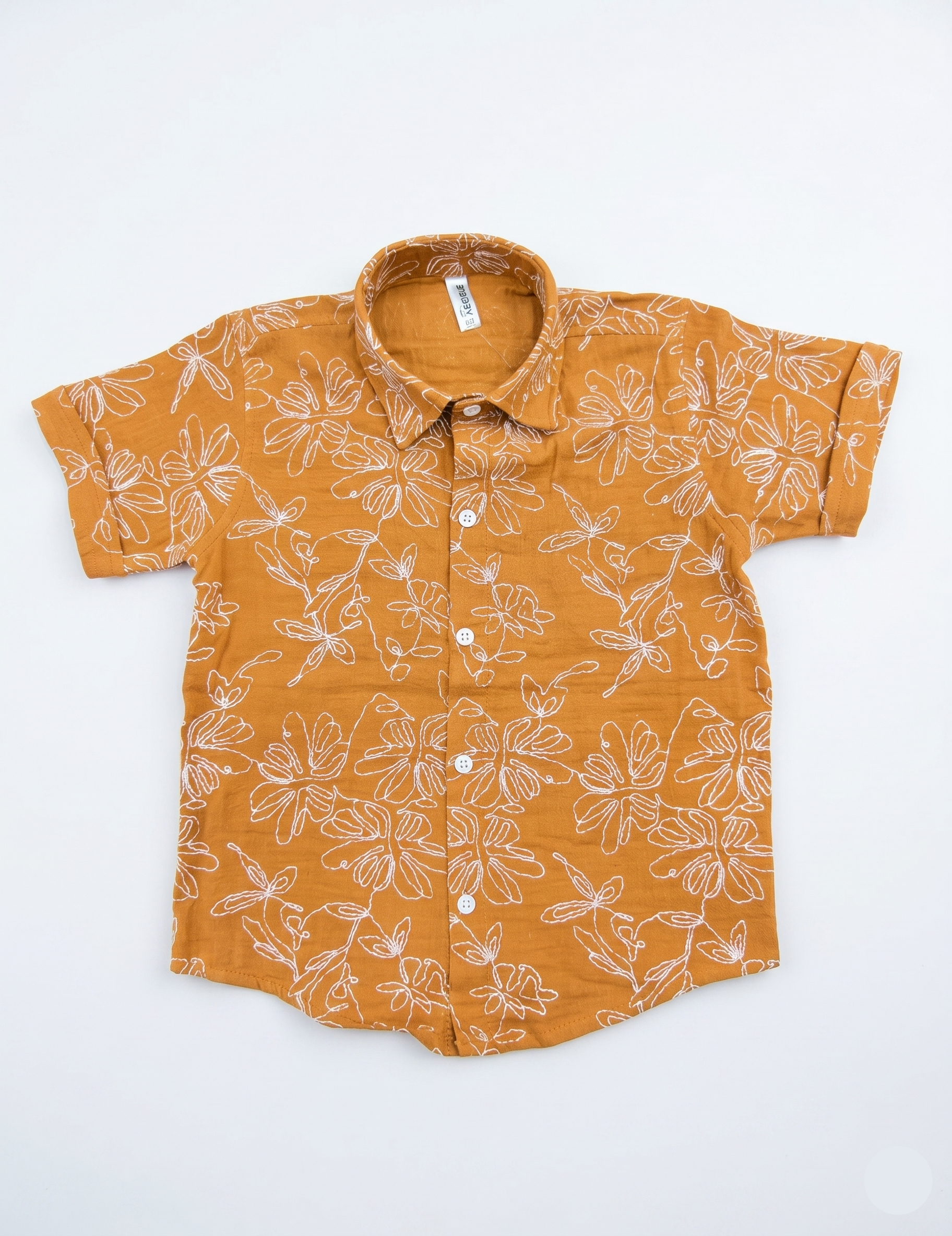 Kids Muslin Floral Shirt and Shorts Co-ord Set