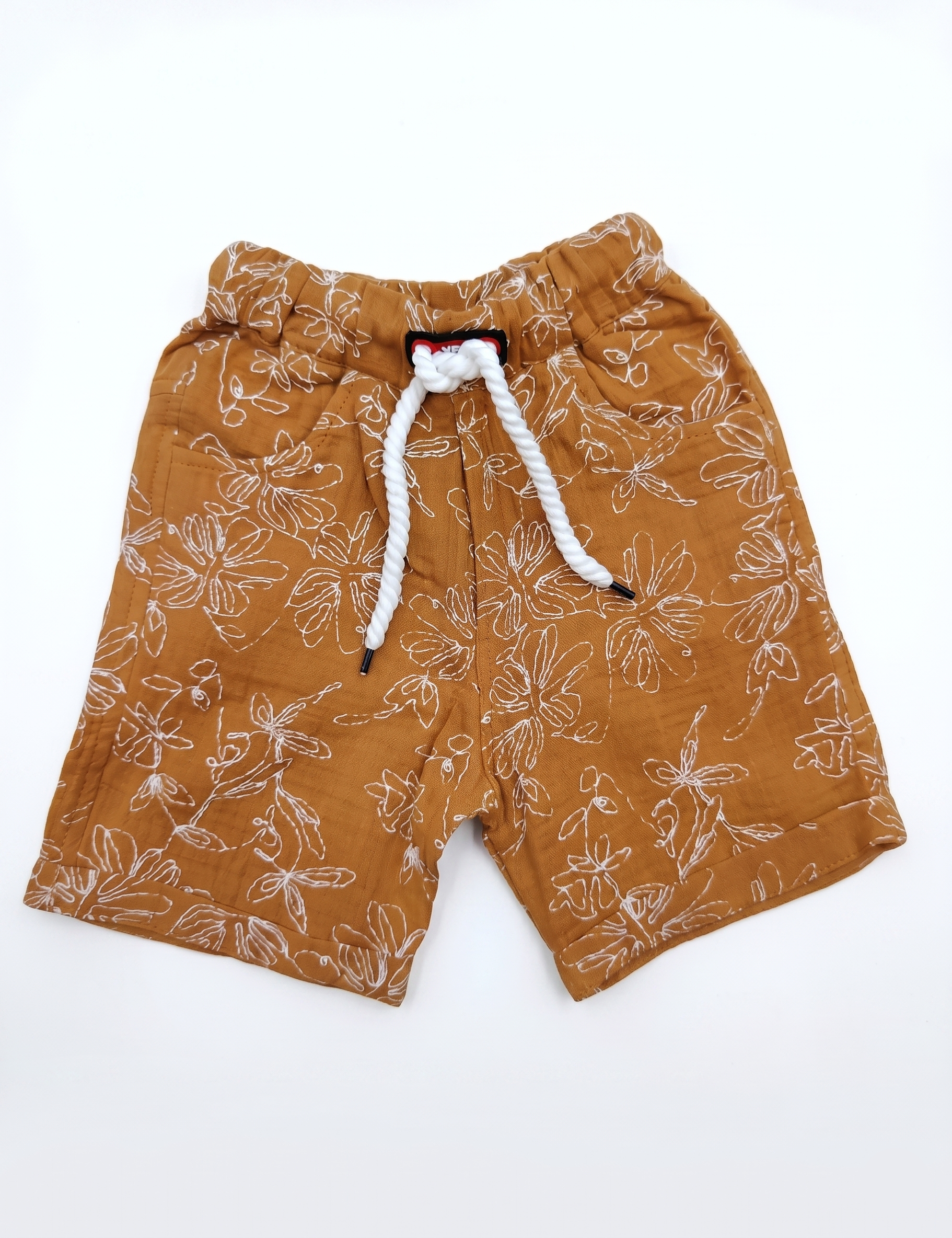 Kids Muslin Floral Shirt and Shorts Co-ord Set