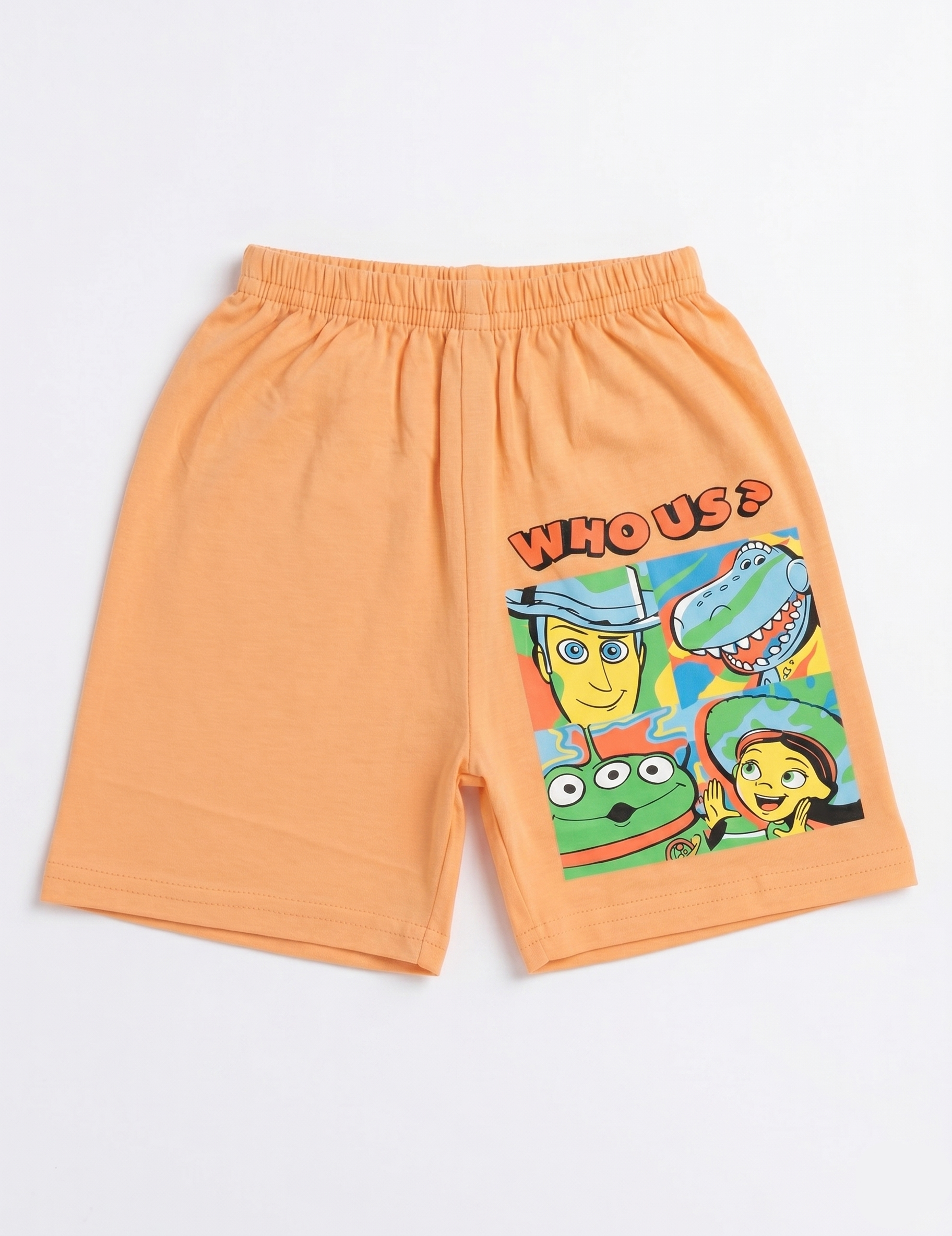 Kids’ Graphic T-Shirt and Shorts Set – Toy Story Print Summer Outfit