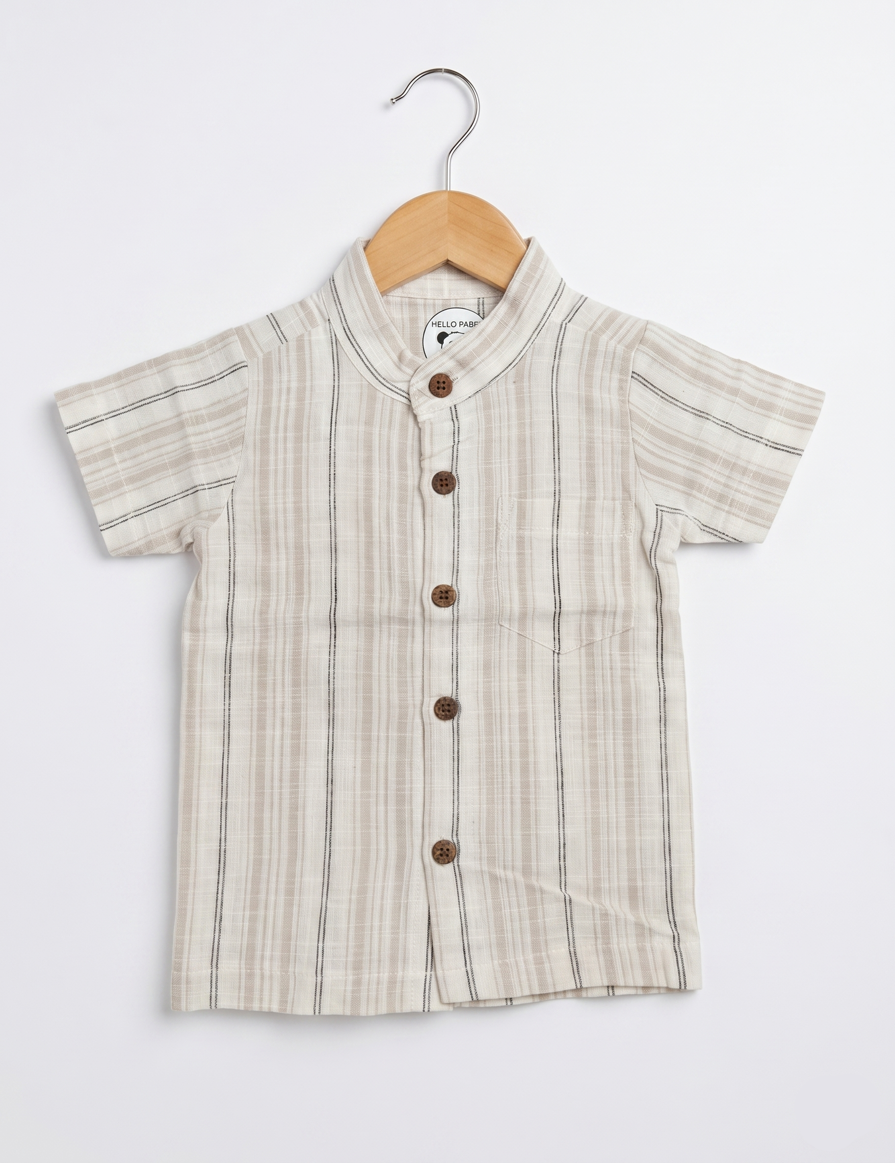 Classic Striped Muslin Co-ord Set – Breathable Summer Lounge Outfit