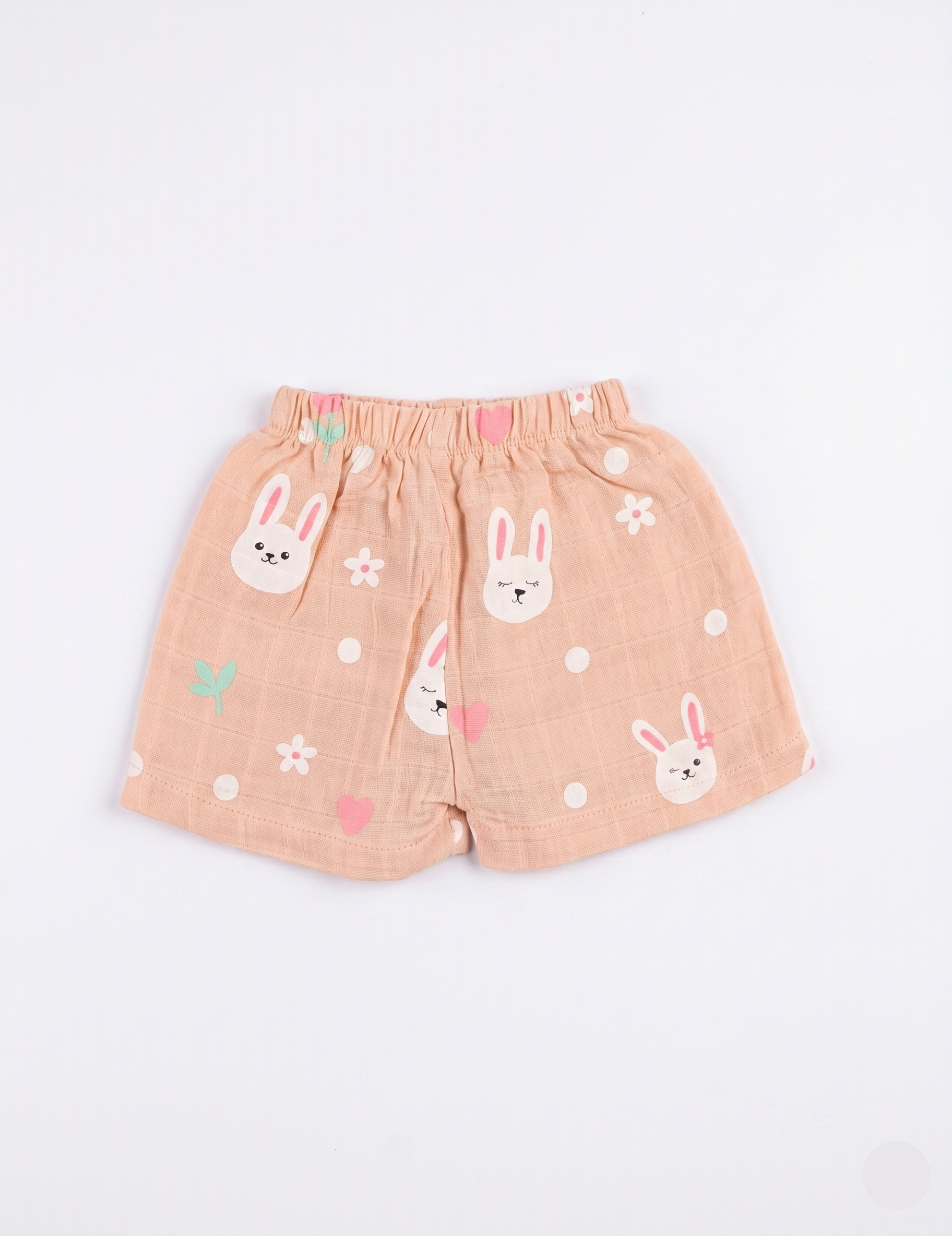 Adorable Bunny Print Muslin Co-ord Set for Kids