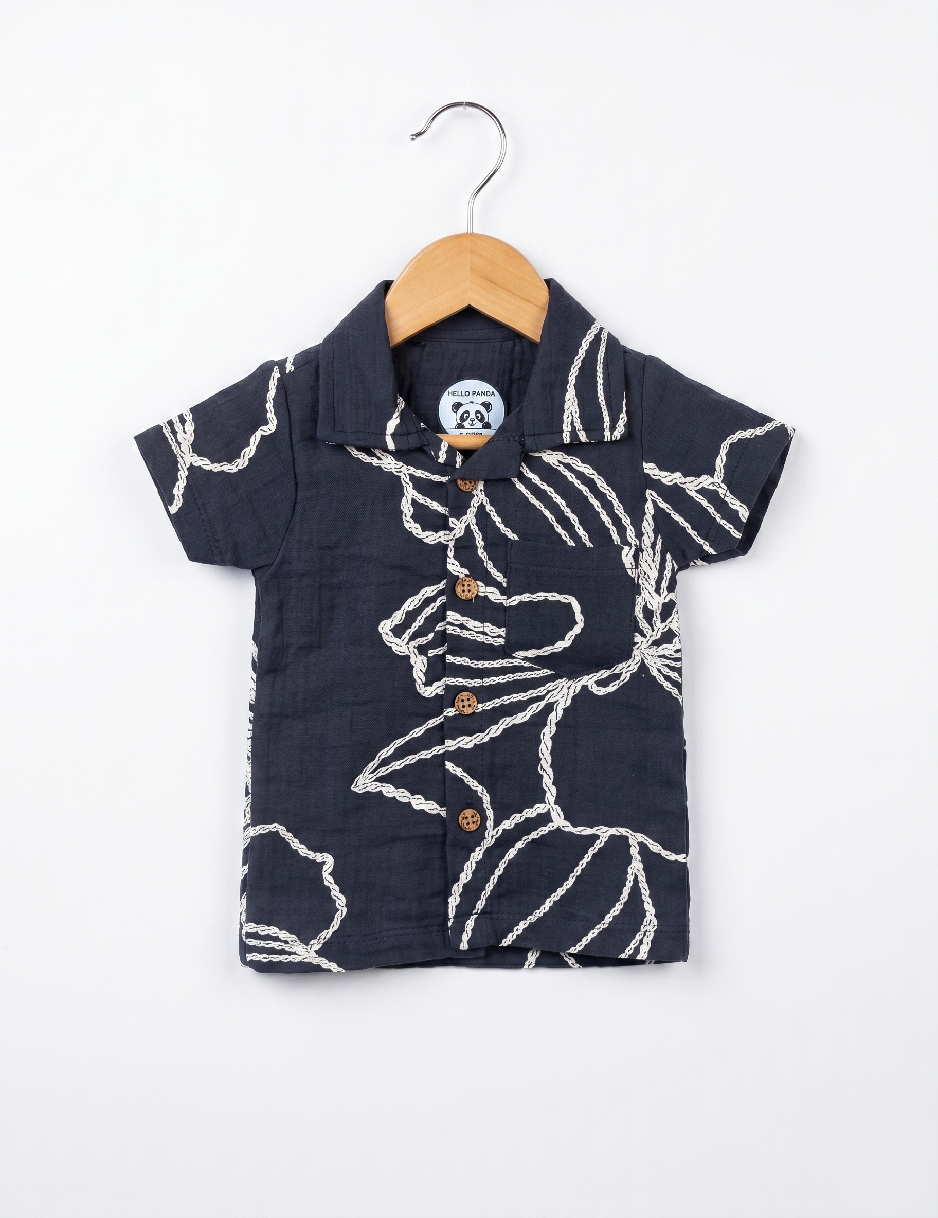 Muslin Cotton Summer Short Set - Stylish Graphic Pattern