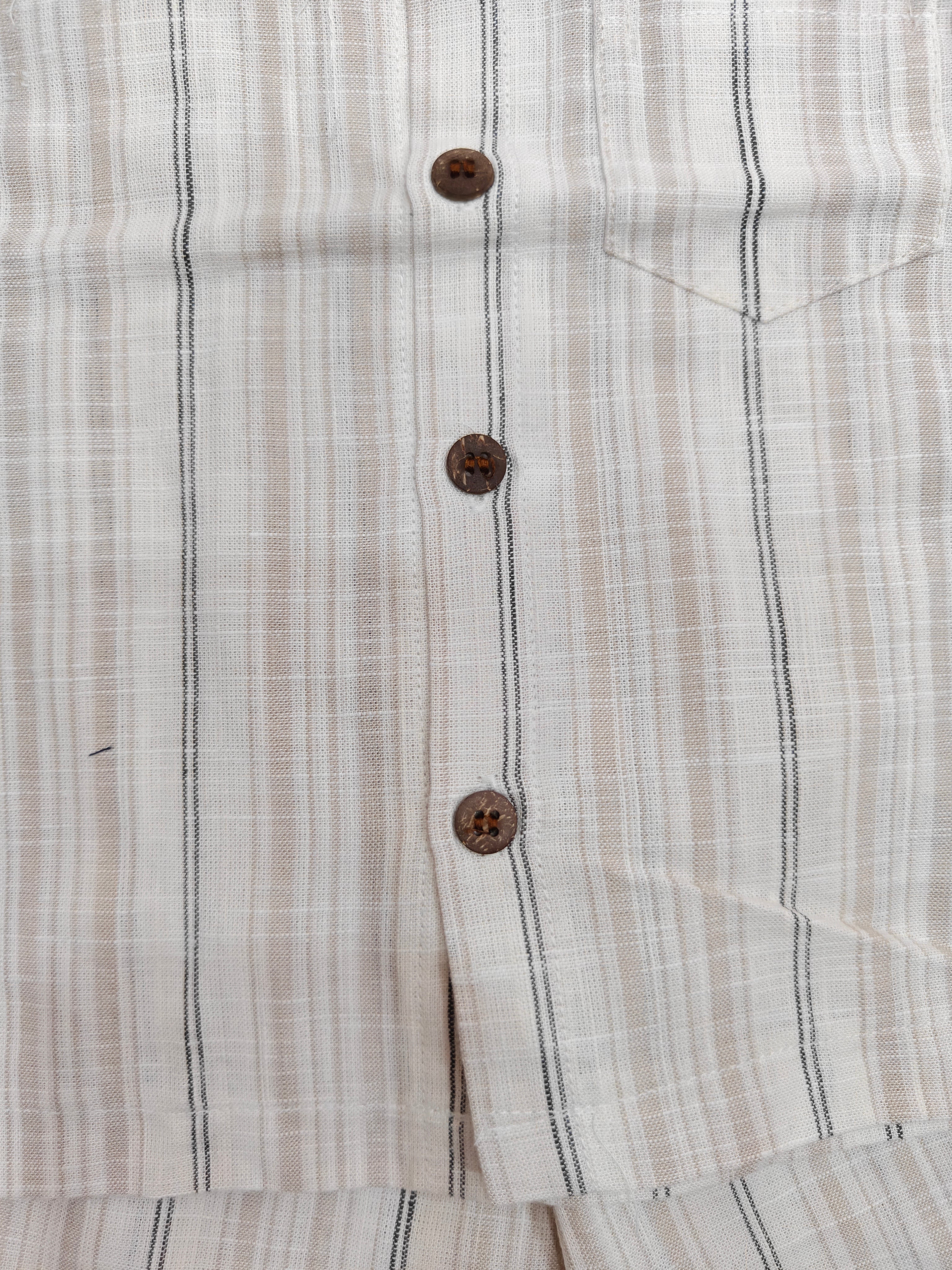 Classic Striped Muslin Co-ord Set – Breathable Summer Lounge Outfit
